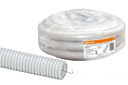 TDM ELECTRIC SQ0401-0011 Труба гофр.ПВХ d 16 с зондом (50 м) легкая TDM